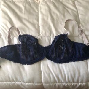 Victoria’s Secret Blue Rhinestone Bra